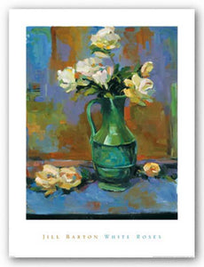 White Roses by Jill Barton