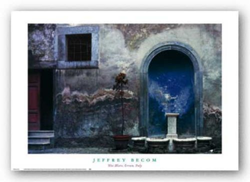 Blue Alcove, Orvieto, Italy by Jeffrey Becom