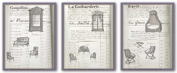 Ravot, Goupillon, and Le Guibarderie Set by Marie Frederique