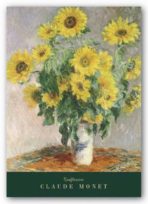Sunflowers by Claude Monet