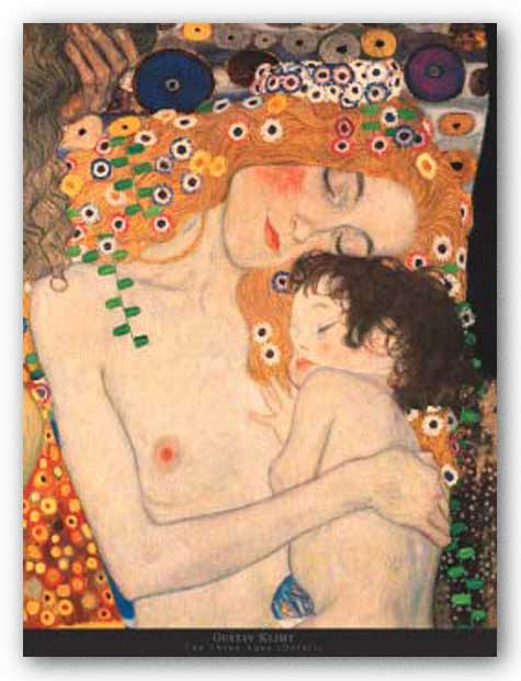 The Three Ages (Detail) by Gustav Klimt