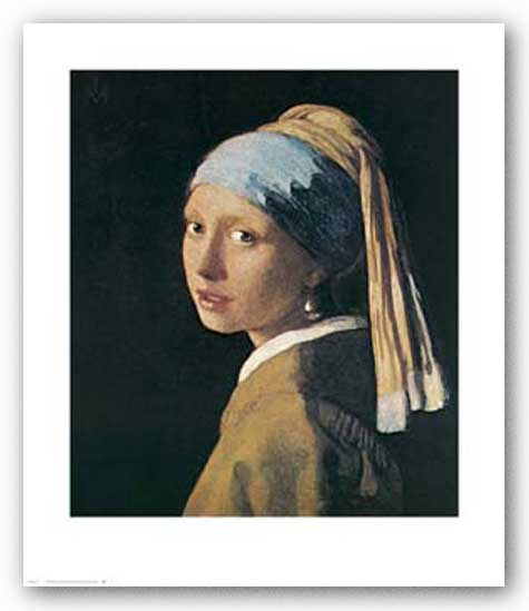 Girl with Turban by Jan Vermeer