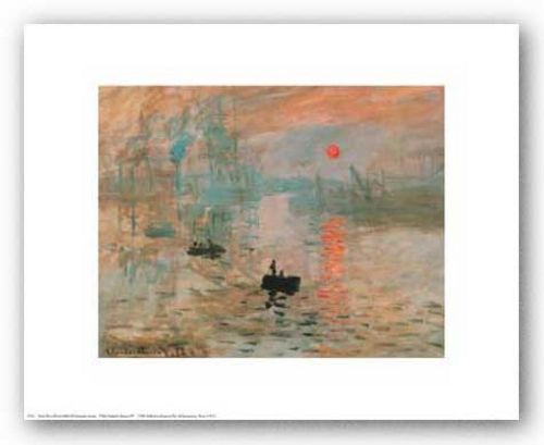 Impression, Sunrise (green) by Claude Monet
