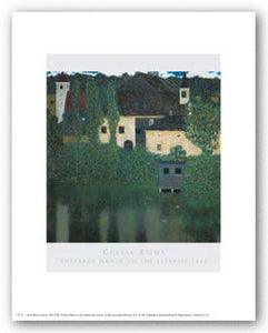 Unterach Manor on the Attersee Lake, Austria by Gustav Klimt