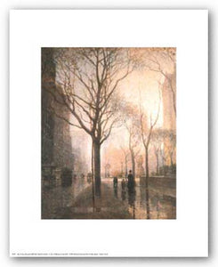 Plaza After the Rain by Paul Cornoyer