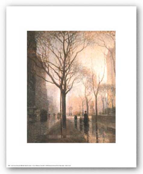 Plaza After the Rain by Paul Cornoyer