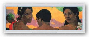 Three Tahitians (Detail) by Paul Gauguin