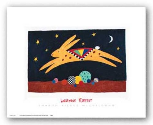Leaping Rabbit by Sharon Pierce McCullough