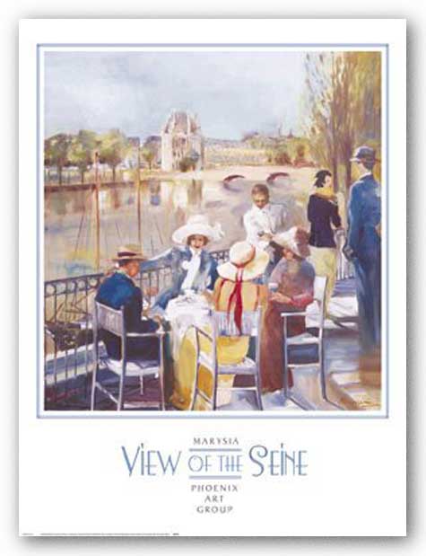 View of the Seine by Marysia Burr