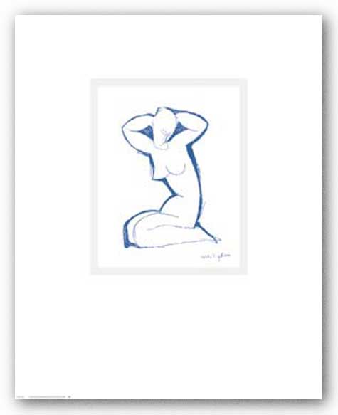 Nude Seated on Both Legs by Amedeo Modigliani