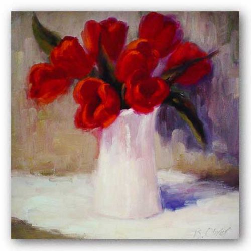 Red Tulips by Bunny Oliver