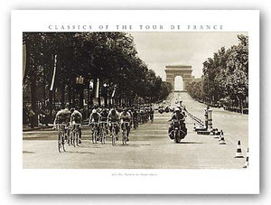 1975 Tour Finish on the Champs Elysees by Sports Pressee