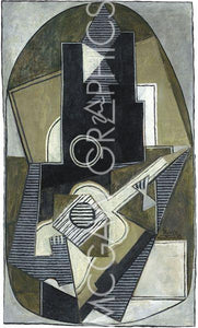 L'Homme a la Guitare, 1918 by Pablo Picasso