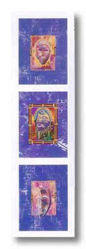 Indigo Mask Trio by Charles W. Grant, Jr.