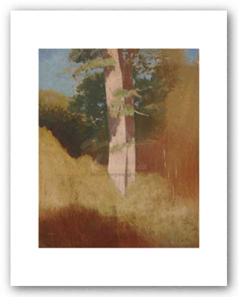 Trees in the Blue Sky by Odilon Redon