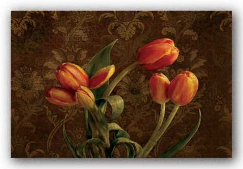 Fleur de lis Tulips by Janel Pahl