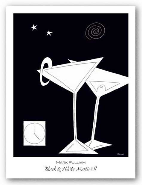 Black and White Martini II by Mark Pulliam