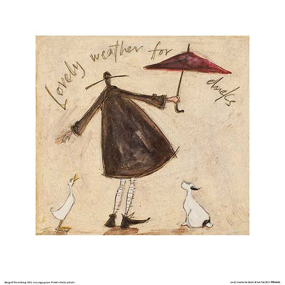 Lovely Weather For Ducks by Sam Toft