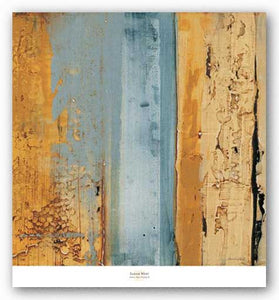 Ochre, Blue Overlay II by Sarah West