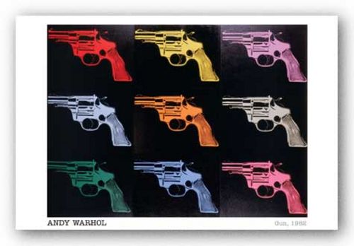 Gun by Andy Warhol Art Print – First Art Source
