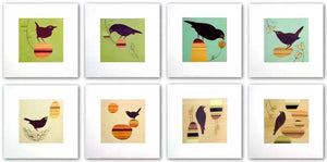 Birds Set (Eight Prints) by Amy Ruppel