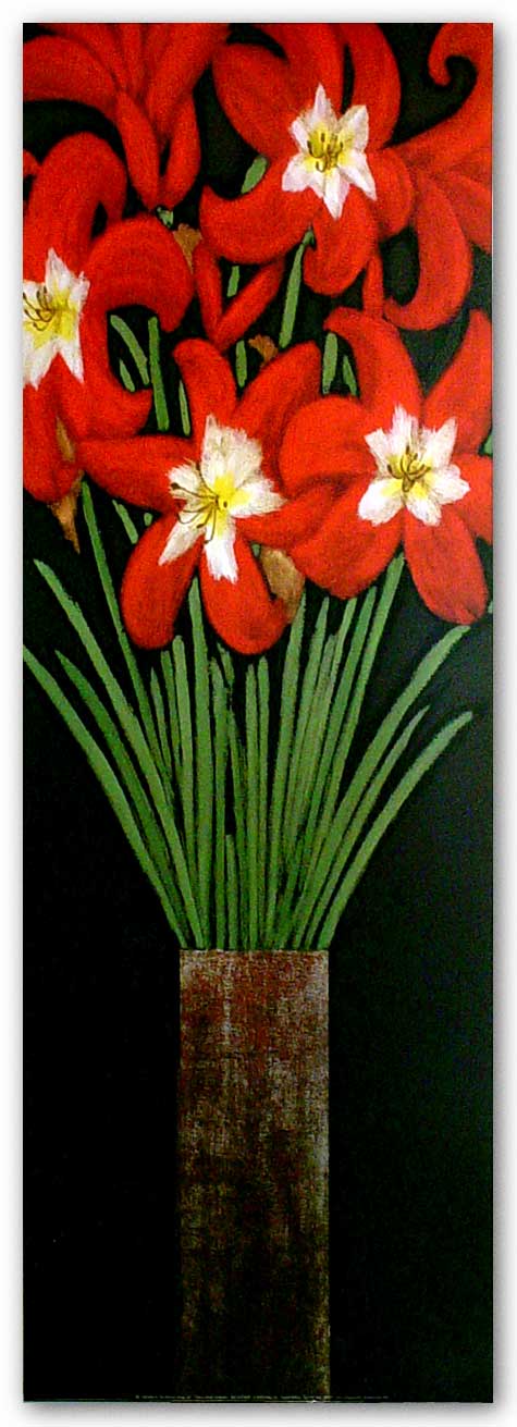 Red Hot Lilies by Rachel Rafferty