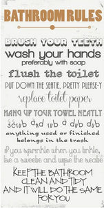 Bathroom Rules by Anna Quach