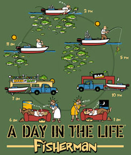 A Day In The Life Fisherman by Jim Baldwin