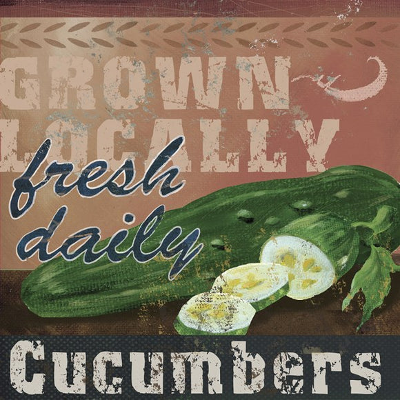 Farm Fresh IV Grpwn Locally Cucumbers by Fiona Stokes-Gilbert