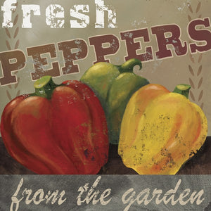 Farm Fresh V Fresh Peppers by Fiona Stokes-Gilbert