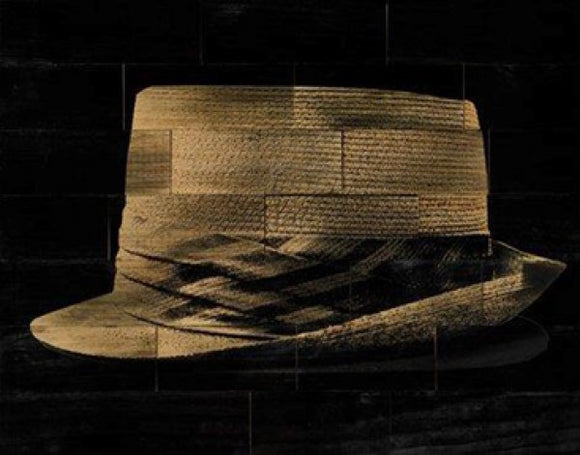 Man's Hat Sepia by Paperplate Inc.