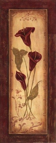 Crimson Blooms II by Jo Moulton