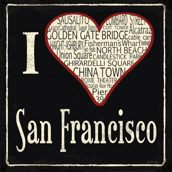 I Heart San Francisco by Jo Moulton