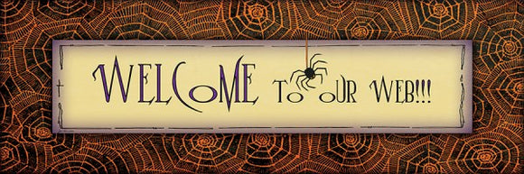 Wellcome To Our Web - Halloween by Jo Moulton