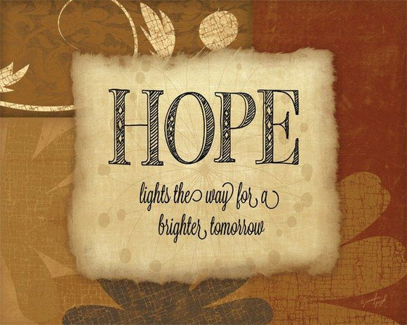 Hope lights the way for a better tomorrow by Jennifer Pugh