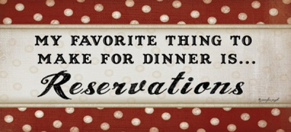 Dinner Reservations by Jennifer Pugh