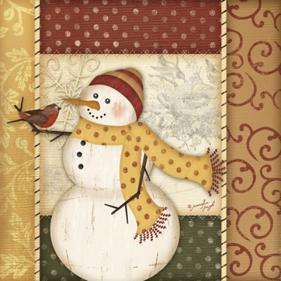 Country Snowman IV by Jennifer Pugh