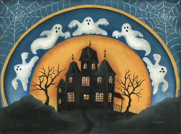 Haunted House - Halloween by Kim Lewis