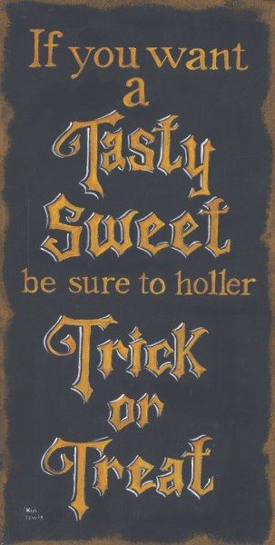 Tasty Sweet Trick or Treat - Halloween by Kim Lewis