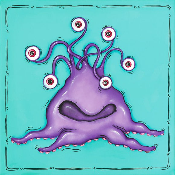 Purple Monster by Lisa Keys