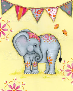 Circus Elephant IV by Lisa Keys