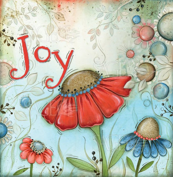Joy (Red Flower) by Lisa Keys
