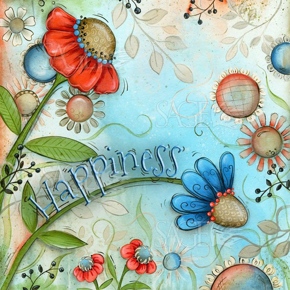 Happiness (Wildflowers) by Lisa Keys