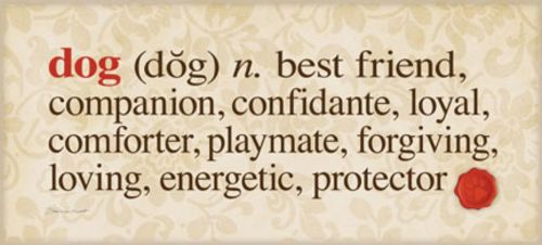 Dog Definition by Stephanie Marrott