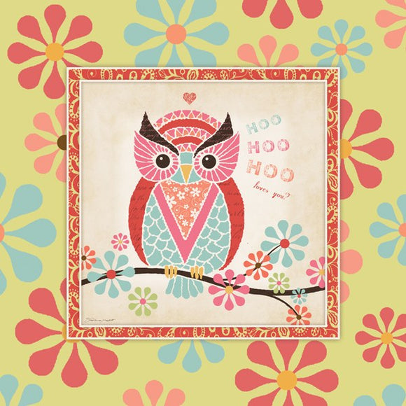 Owl 4 Frame by Stephanie Marrott