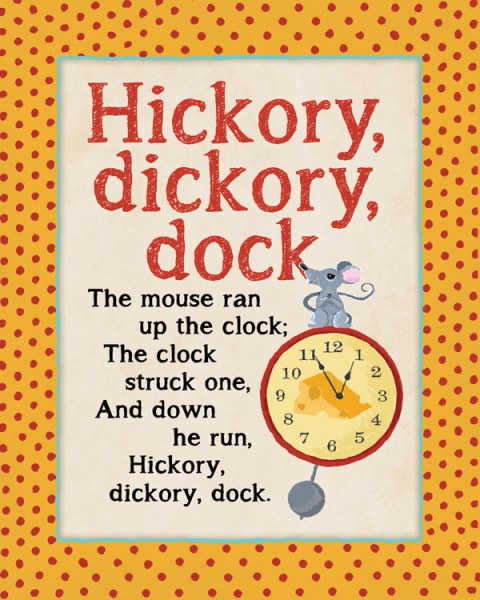 Hickory Dickory Dock by Stephanie Marrott