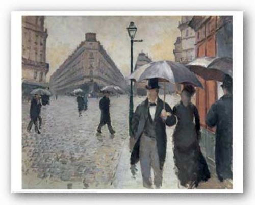 Paris, A Rainy Day, 1877 by Gustave Caillebotte