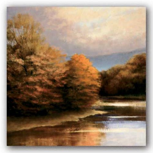 Tranquil River Bend by Robert Striffolino