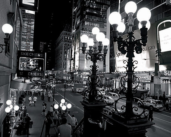 42nd Street at Night by Michel Setboun