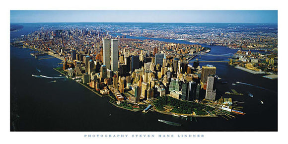 Aerial View of Manhattan by Steven Hans Lindner